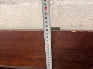 Dark Brown Wooden Single Bed Frame - REDUCED