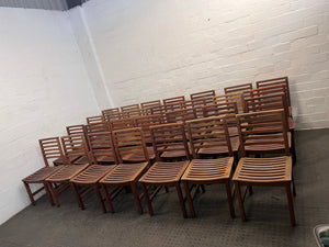 Wooden Slatted Outdoor Chair