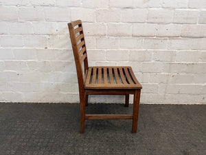 Wooden Slatted Outdoor Chair
