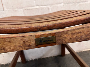 Wooden Slatted Outdoor Chair