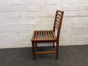 Wooden Slatted Outdoor Chair