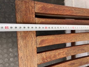 Wooden Slatted Outdoor Chair