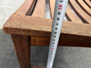 Wooden Slatted Outdoor Chair