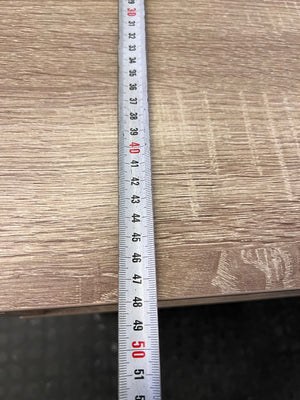 Wooden Writing Desk with a Black Drawer and Frame (Minor Chip)