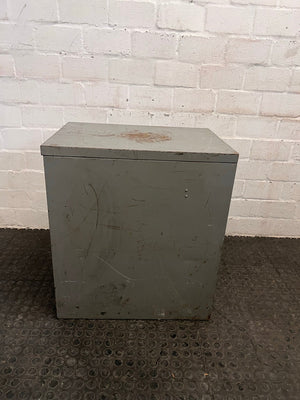 Steel Two Drawer Filing Cabinet (Rusted Top) - REDUCED