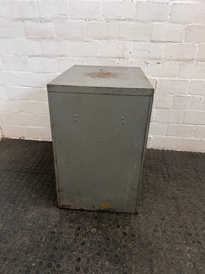 Steel Two Drawer Filing Cabinet (Rusted Top) - REDUCED