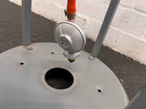 Silver Elva Outdoor Gas Heater - PRICE DROP