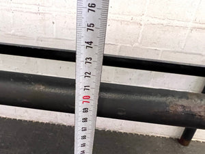 Large Glass Top Outdoor Table (Slightly Rusted)