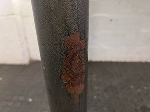 Large Glass Top Outdoor Table (Slightly Rusted)