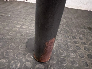 Large Glass Top Outdoor Table (Slightly Rusted)