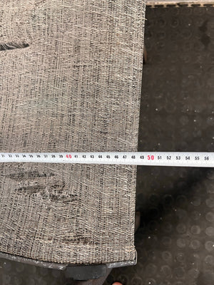 Grey Metal Framed Patio Chair (Some Tears in Material)