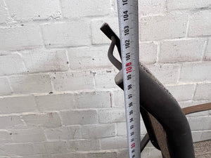 Grey Metal Framed Patio Chair (Some Tears in Material)