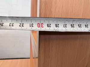 Light Wood Print L-Shaped Desk and Shelves