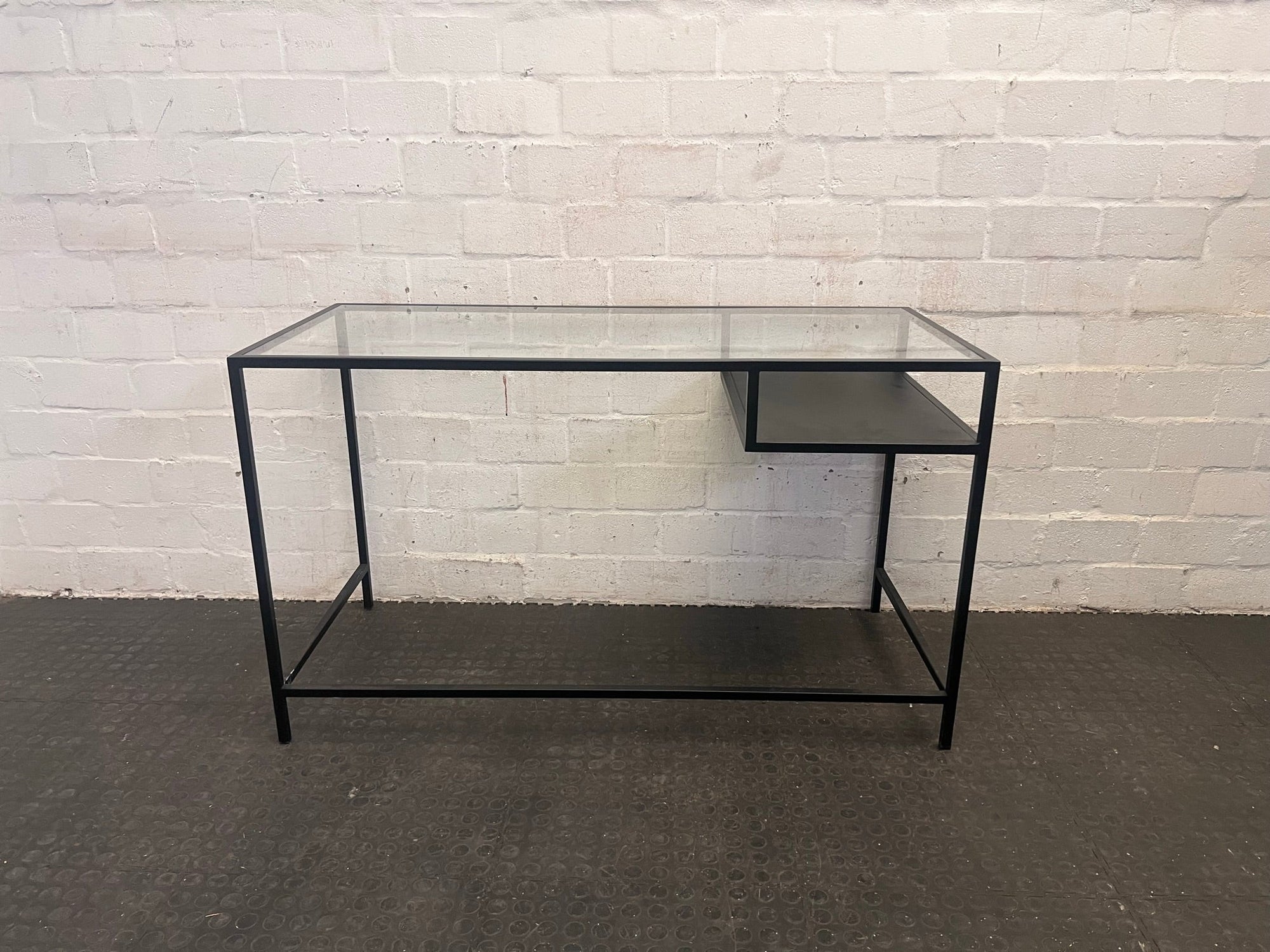 Glass Desk with Pigeon Hole - REDUCED