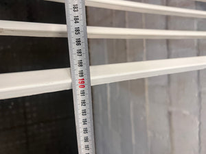 Blue and White Folding Laundry Rack