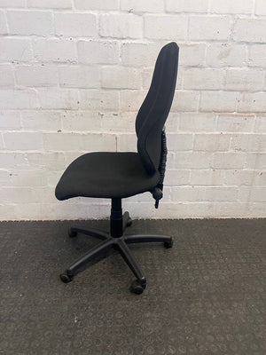 High Back Office Chair On Wheels (No Arms)