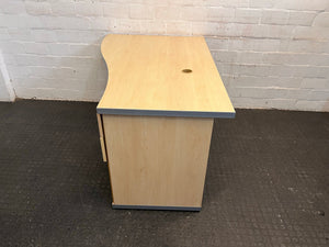 2 Drawer Desk With Credenza