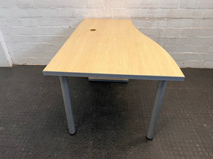 2 Drawer Desk With Credenza