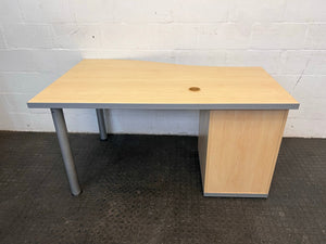 2 Drawer Desk With Credenza