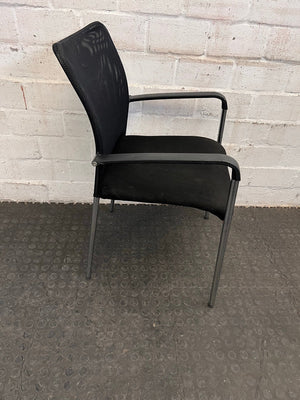 Black Mesh Back Visitors Chair - PRICE DROP