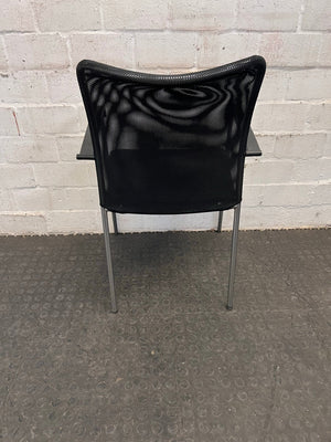 Black Mesh Back Visitors Chair - PRICE DROP
