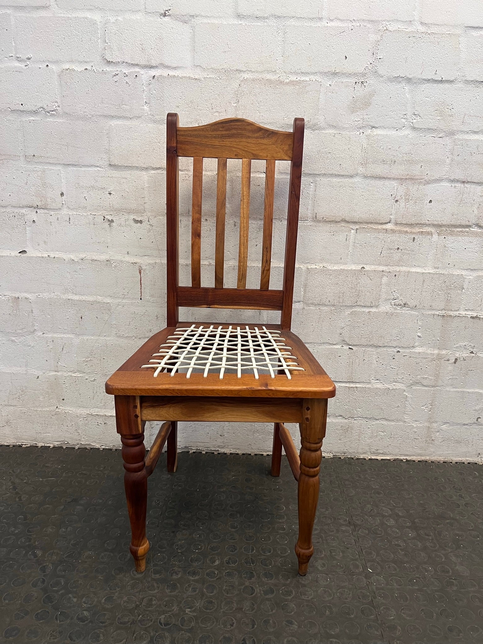 Solid Wood Riempie Dining Chair