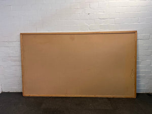 Grey Wooden Framed Notice Board (Cracked) 2.8 x 1.6m - REDUCED
