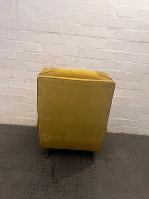 Mustard One Seater Couch