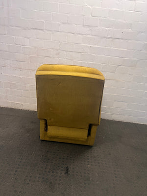 Mustard One Seater Recliner