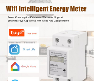 Gently Used Smart WiFi Geyser timer-Built in Watt meter-Smart Life/Tuya app - Monitor your Geyser or Aircon power consumption and switch on/off from anywhere in the world.