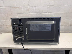 Black and Silver Russel Hobbs Microwave