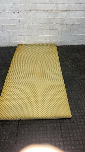 Single Convoluted Egg Box Single Mattress Topper (Stained) - 2ndhandwarehouse.com