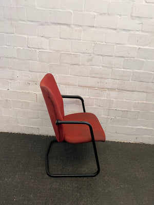 Red Office Visitors Chair