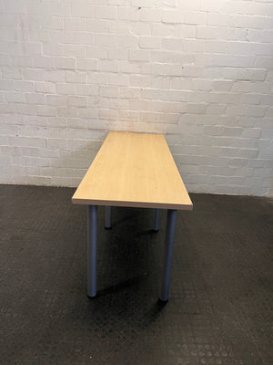 Light Wood Print Single Depth Table (70x195)