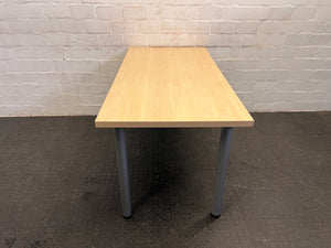 Light Wood Print Single Depth Table (75x150)