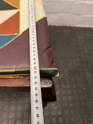 Colour Blocked Wooden Dining Chair - PRICE DROP