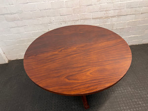 Round Wooden Six Seater Dining Table