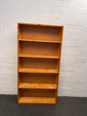 Five Tier Wooden Bookshelf