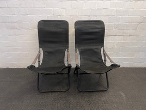 Black Outdoor Folding Chair