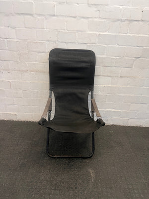 Black Outdoor Folding Chair