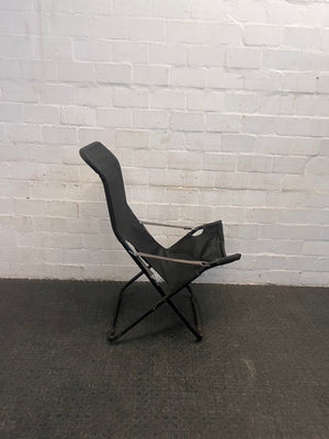 Black Outdoor Folding Chair