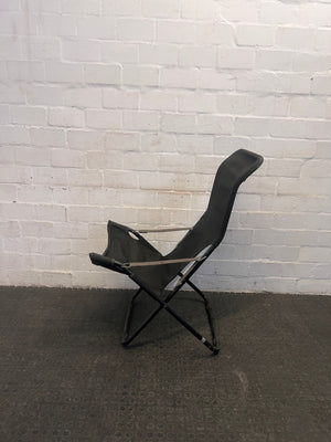 Black Outdoor Folding Chair
