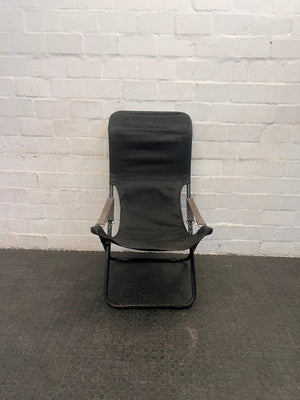 Black Outdoor Folding Chair