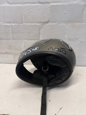 Sticker Bombed Motorcycle Helmet