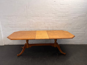 Wooden Beveled Edge Dining Room Table (2.26m x 1m)