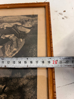 Resting Lady Framed Print