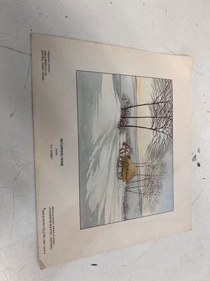 Trekking Vintage Art Print - 2ndhandwarehouse.com