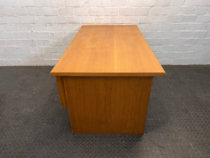 Wood Three Drawer Desk (RHS) 160 x 90cm