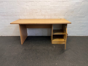 Wooden Print One Door Desk (RHS) - REDUCED
