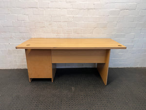 Wooden Print One Door Desk (RHS) - REDUCED